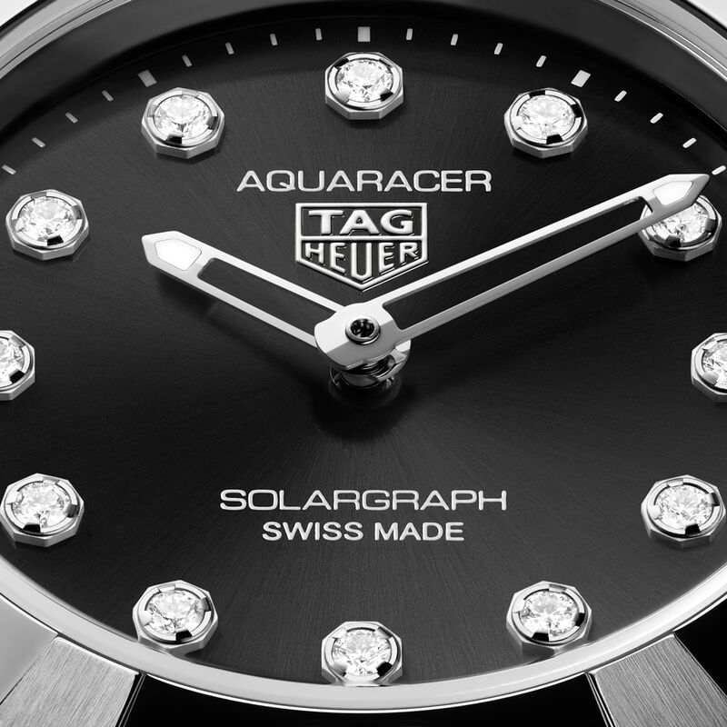 TAG Heuer Aquaracer Professional 100 Solargraph Black Dial Watch, 28mm image number 3