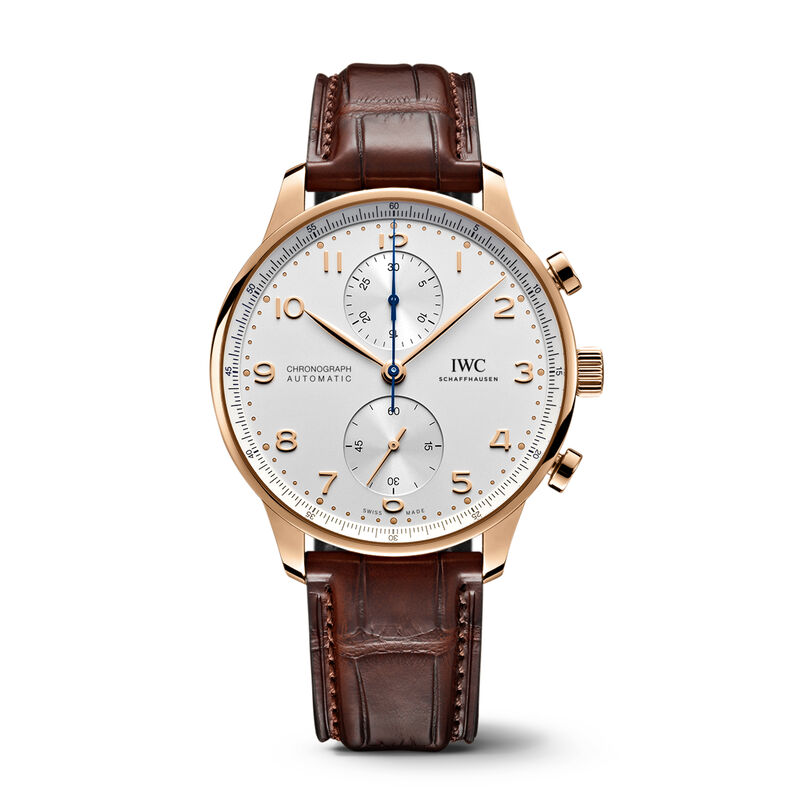 IWC Portugieser Chronograph Silver Dial Watch, 41mm image number 0