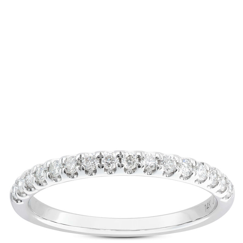 Fancy Cut Diamond Halo Bridal Set, 14K White Gold image number 2