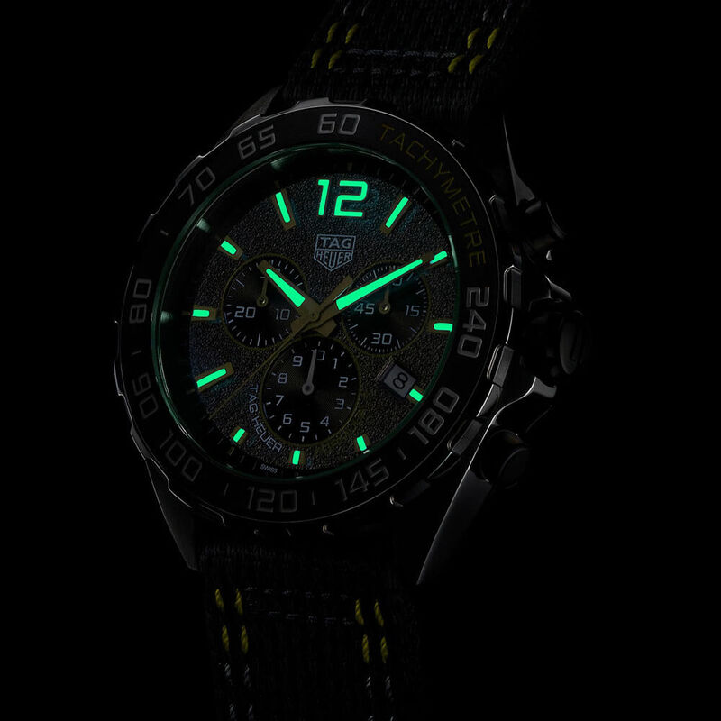 TAG Heuer Formula 1 Quartz Gray Nylon Chronograph Watch, 43mm image number 4