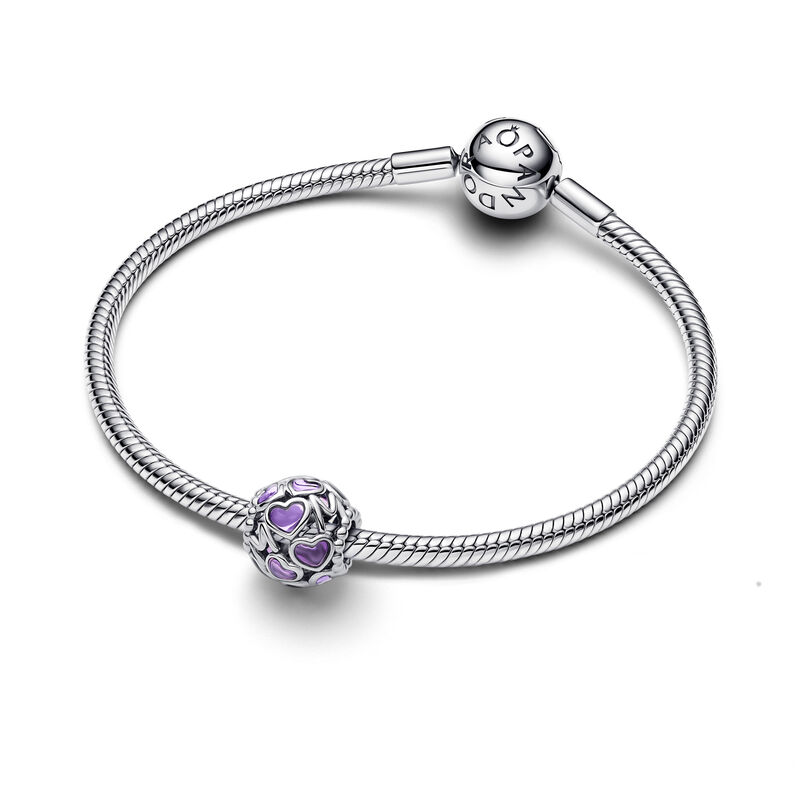 Pandora Openwork Hearts Mum Charm image number 2
