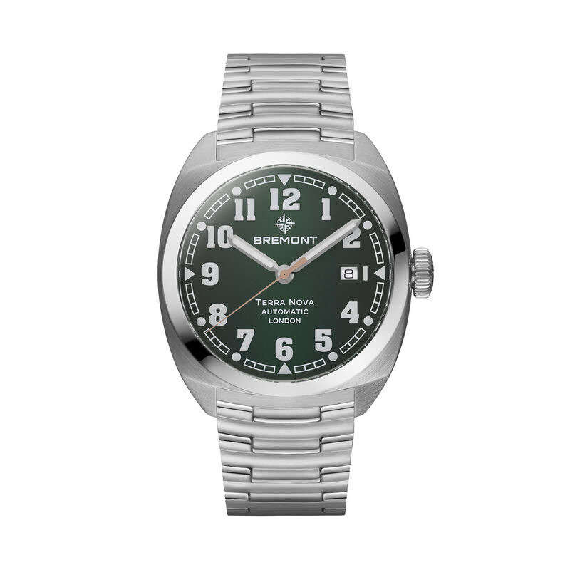 Bremont Terra Nova Date Green Dial Watch, 40.5mm image number 0