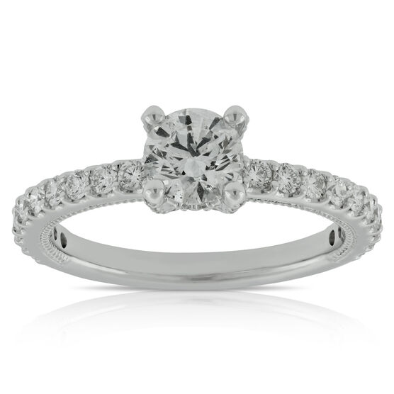 Classic Diamond Engagement Ring 14K