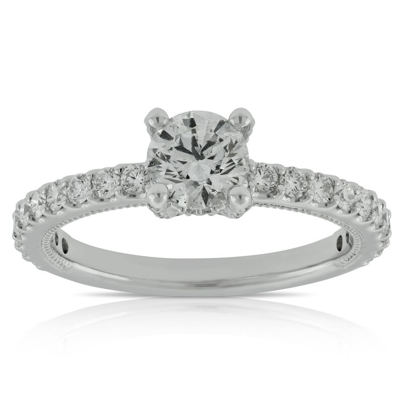 Classic Diamond Engagement Ring 14K image number 0