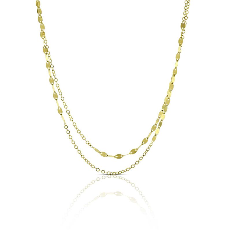 'Luce' Link Chain 14K, 36" image number 0