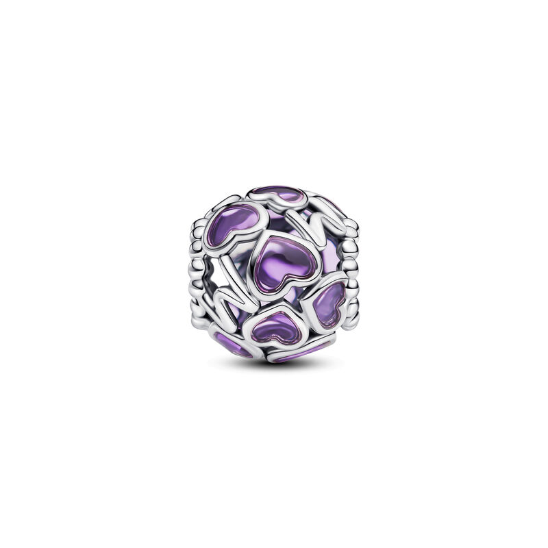 Pandora Openwork Hearts Mum Charm image number 1