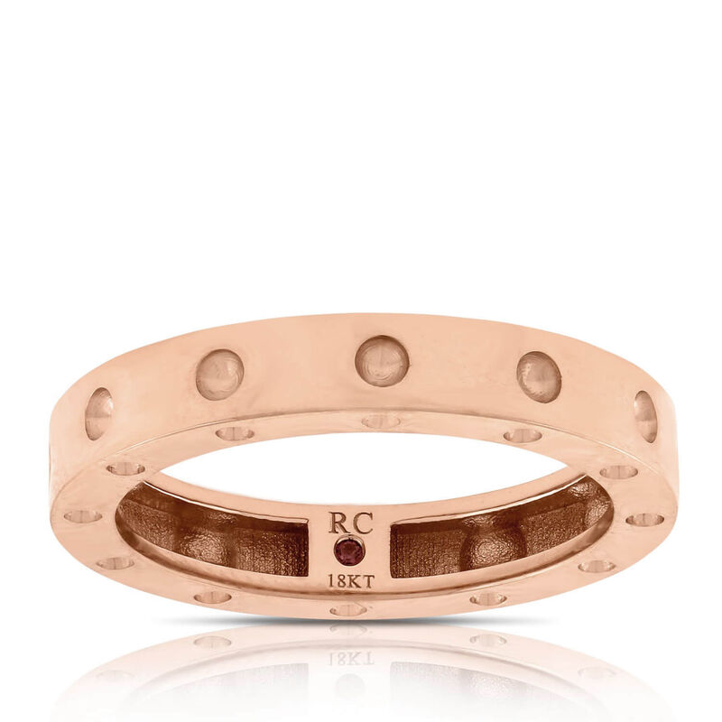 Rose Gold Roberto Coin Pois Moi Ring 18K image number 0