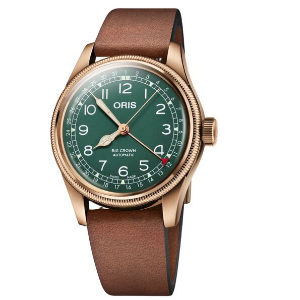 Oris Big Crown Pointer Date 80th Anniversary Edition Watch Green Dial, 40mm