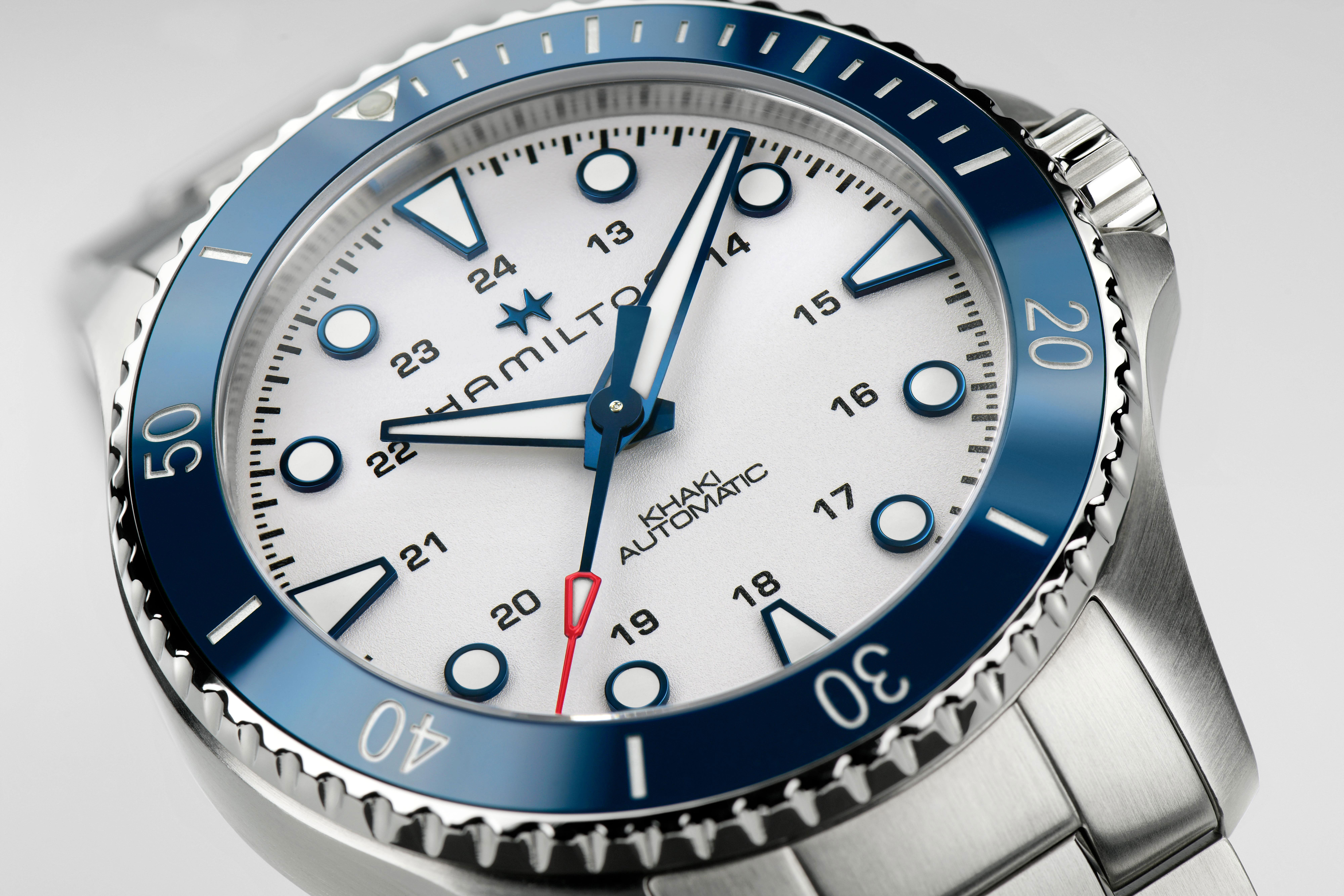 Hamilton Khaki Navy Scuba Auto Silver Dial Watch, 43mm