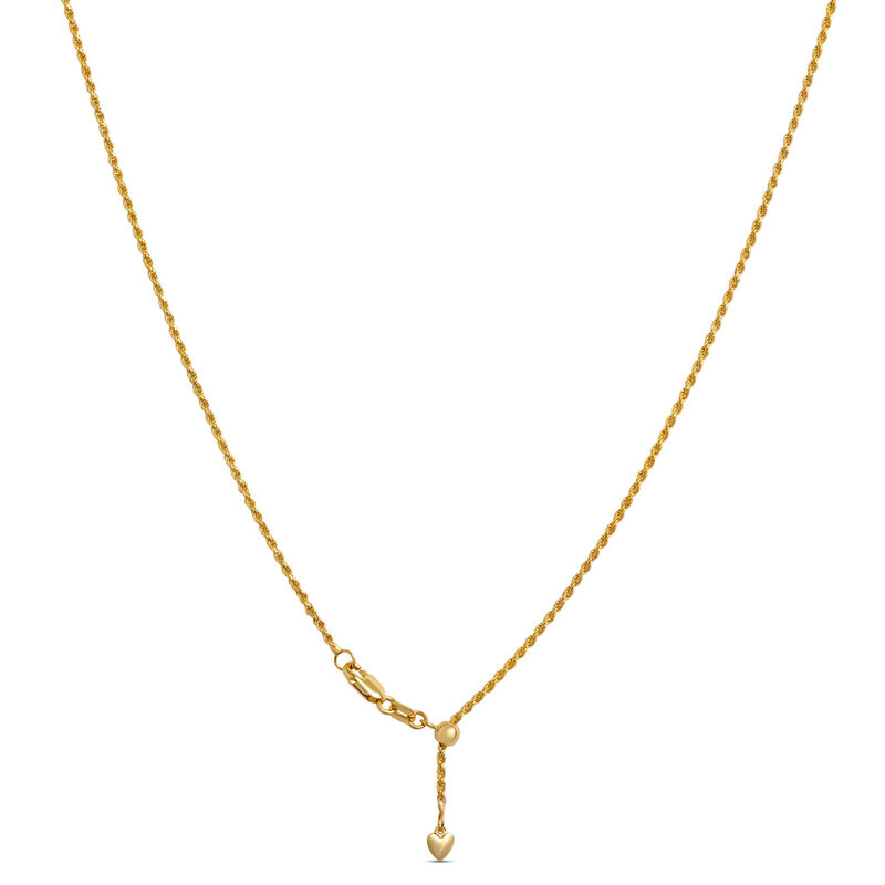 Toscano 22-Inch Adjustable Necklace, 14K Yellow Gold image number 1