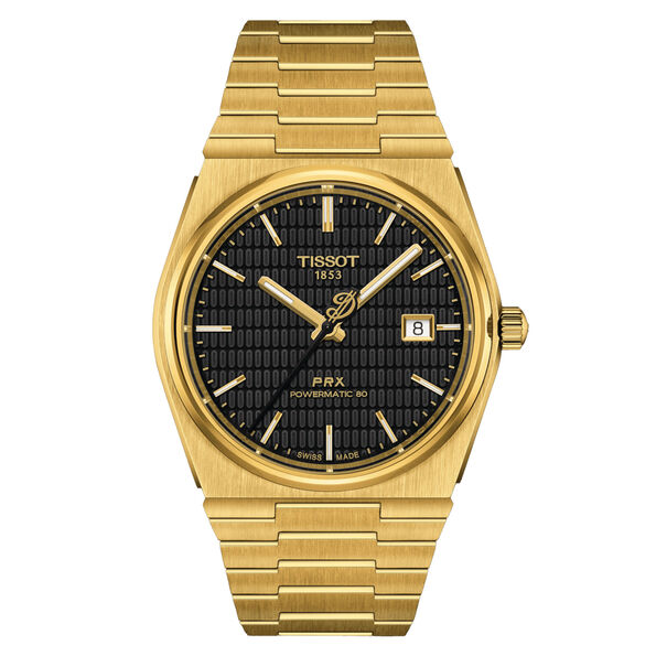 Tissot PRX Powermatic 80 Damian Lillard Special Edition Black Dial Watch, 40 mm