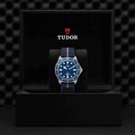 TUDOR Pelagos FXD Watch Titanium Case Blue Dial Fabric Bracelet, 42mm