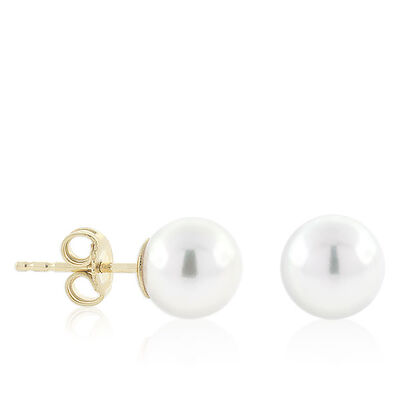 Mikimoto Akoya Cultured Pearl Strand & Earring Set, 18k