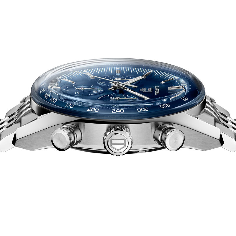 TAG Heuer Carrera Chronograph Blue Dial Watch, 41mm image number 1