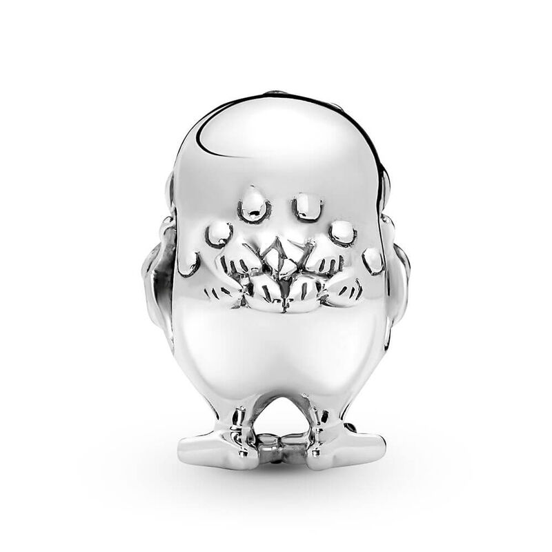 Pandora Sparkling Cute Blue Crystal Chick Charm image number 2