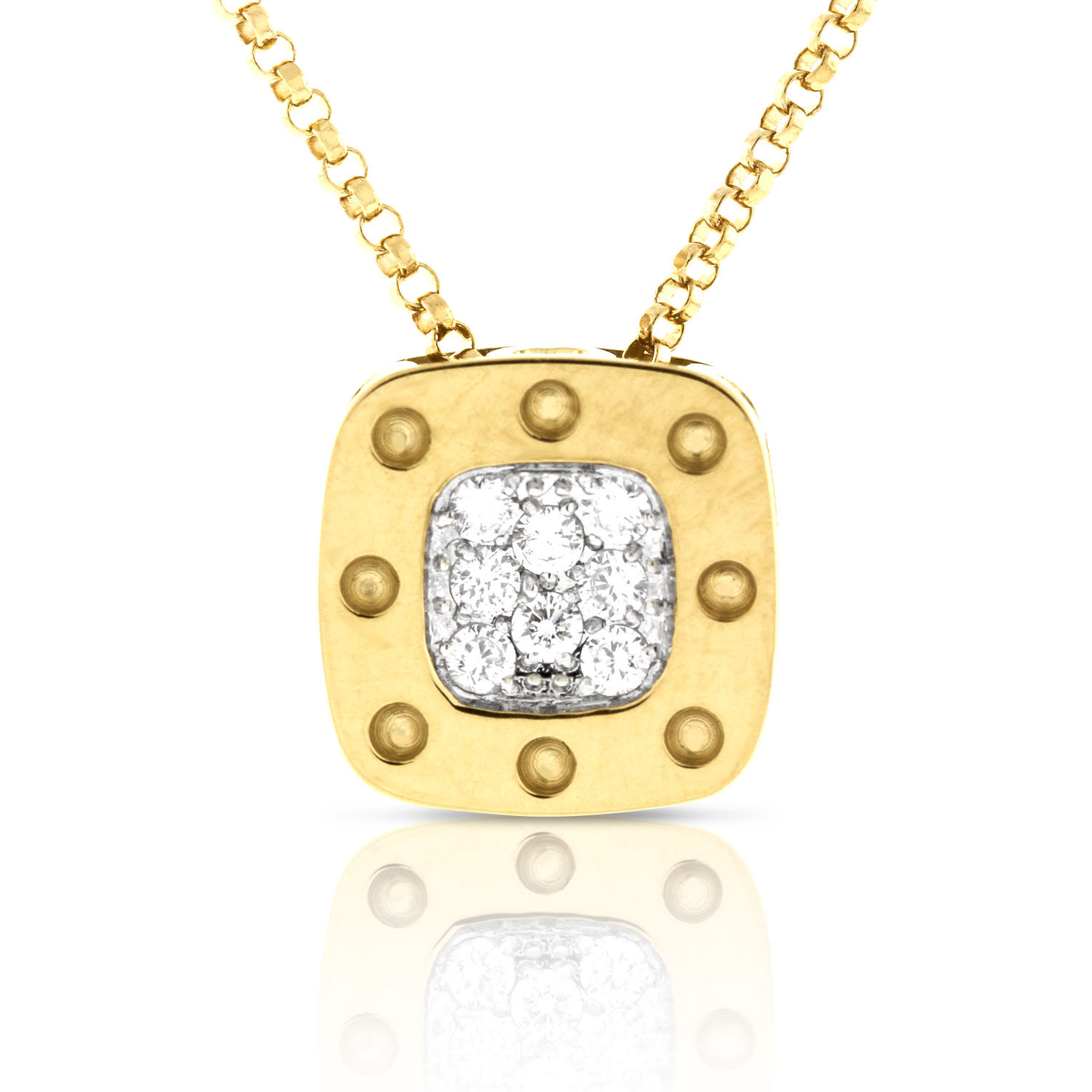 Roberto Coin Pois Moi Diamond Pendant 