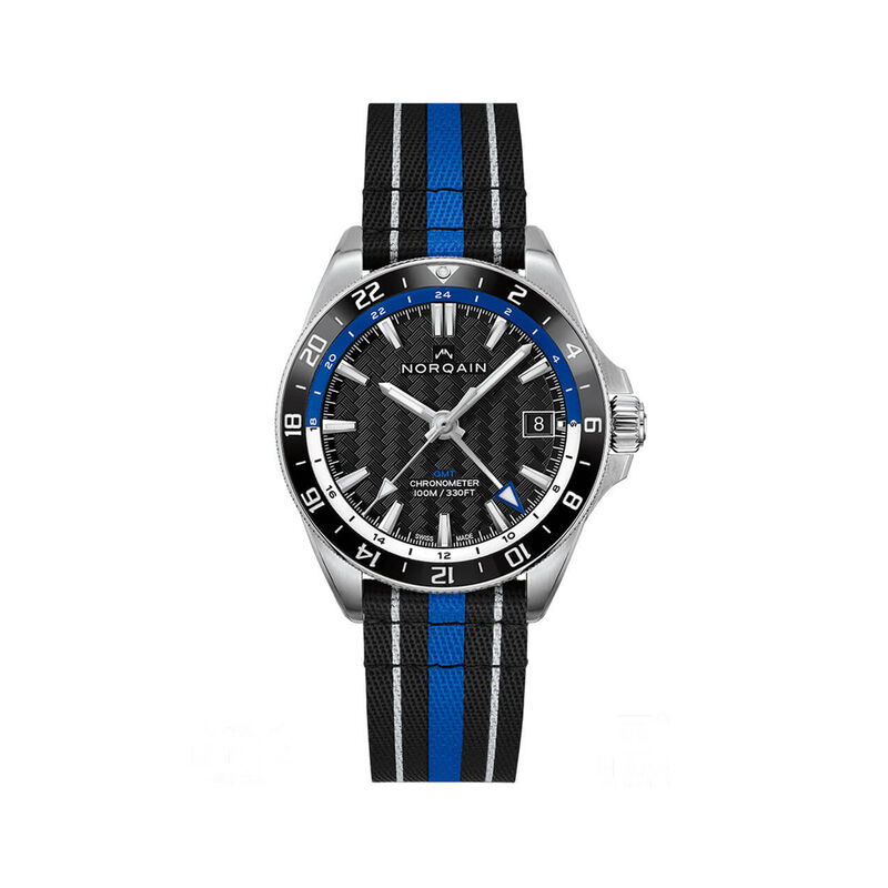 NORQAIN Adventure Neverest GMT Black Dial Watch, 41mm image number 0