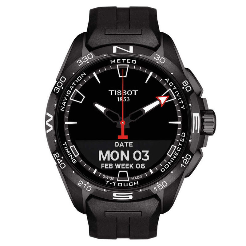Tissot T-Touch Connect Solar Black PVD Titanium Watch, 47.5mm image number 5