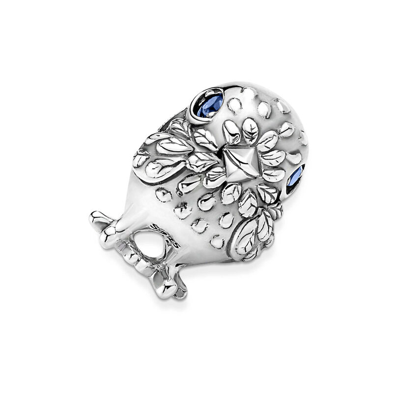 Pandora Sparkling Cute Blue Crystal Chick Charm image number 3