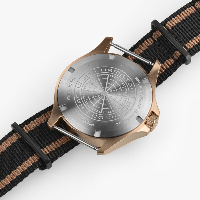 Hamilton Khaki Navy Scuba Automatic GMT Bronze Black Dial Watch, 43mm image number 3