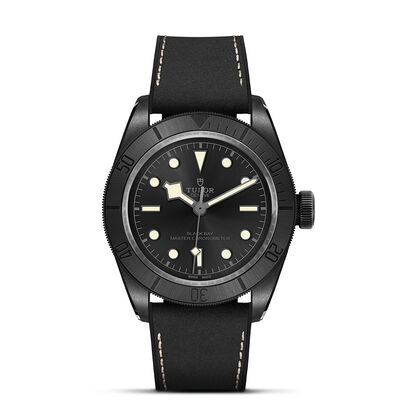 TUDOR Black Bay Ceramic Black Dial Watch, 41mm