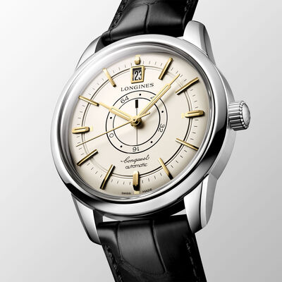 Longines Conquest Heritage Champagne Dial Watch, 38mm