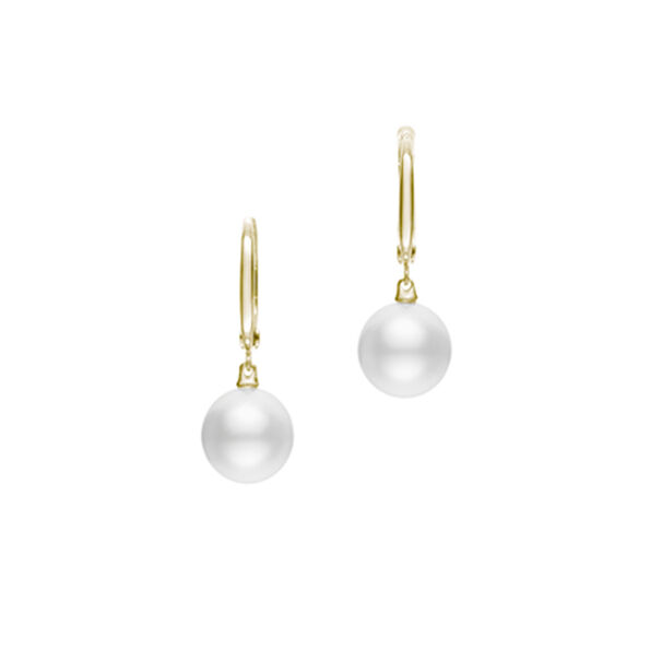 Mikimoto South Sea Cultured Pearl Earrings in 18K Yellow Gold