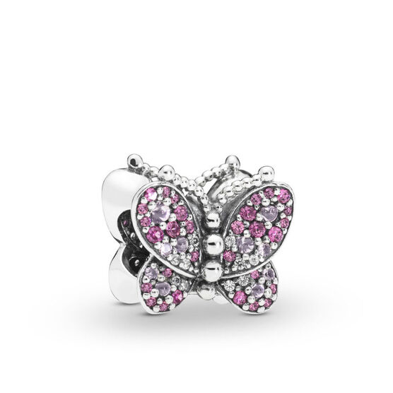 Pandora Dazzling Pink Butterfly Crystal & CZ Charm