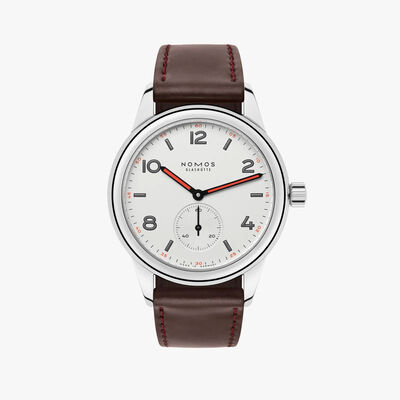 NOMOS Club White Dial Watch, 36mm