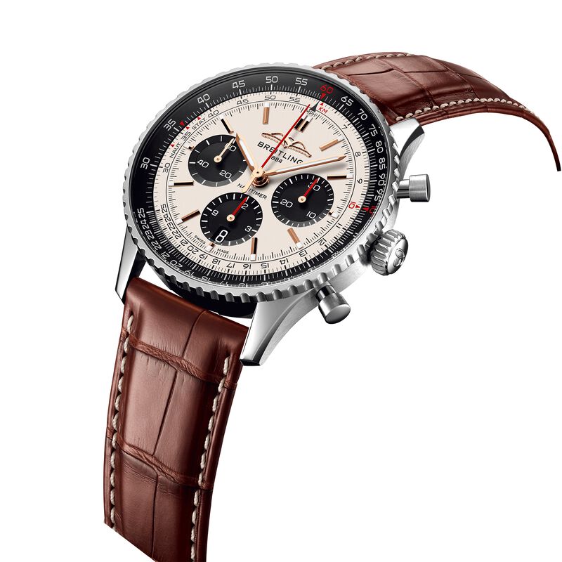 Breitling Navitimer B01 Chronograph Silver Dial Watch, 43mm image number 1