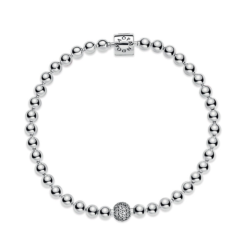 Pandora Beads & Pavé CZ Bracelet image number 1