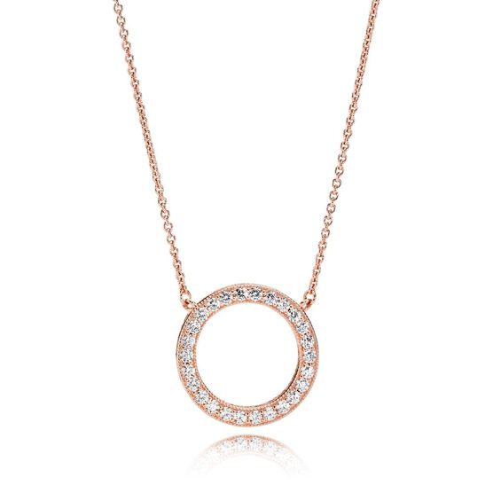 Pandora Circle of Sparkle CZ Necklace