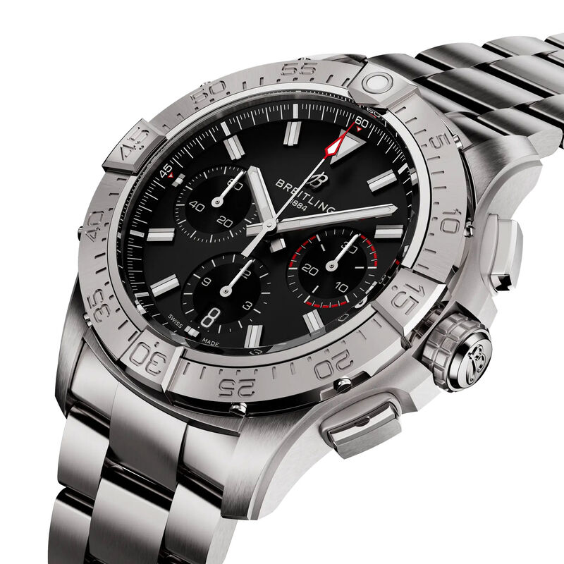 Breitling Avenger BO1 Chronograph Black Dial Stainless Steel Bracelet, 42 mm image number 1