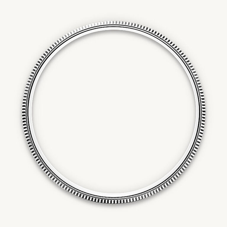 rolex 1908 in 18 ct white gold, m52509-0002 - domed and fluted bezel - ben bridge