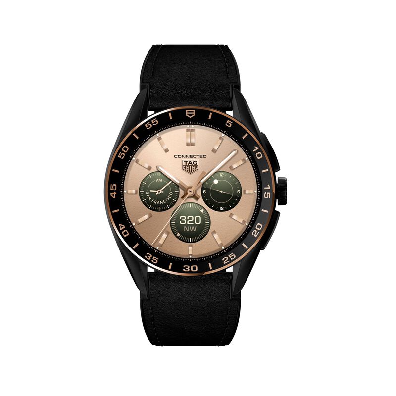 TAG Heuer Connected Calibre E4 Bright Black Edition Watch, 45mm image number 0