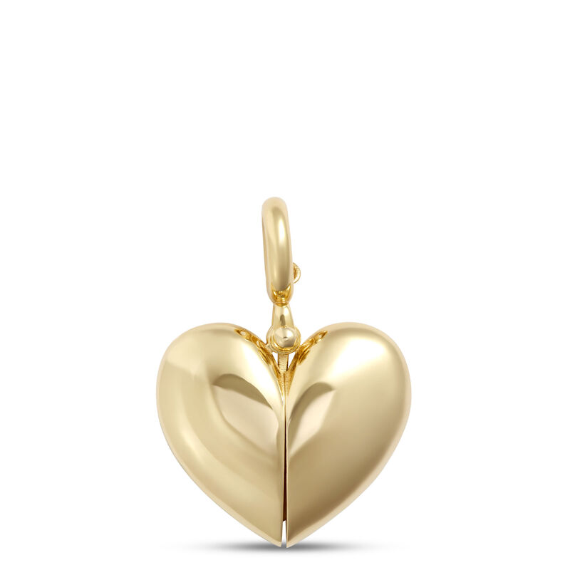 Toscano Heart Charm, 14k Yellow Gold image number 0