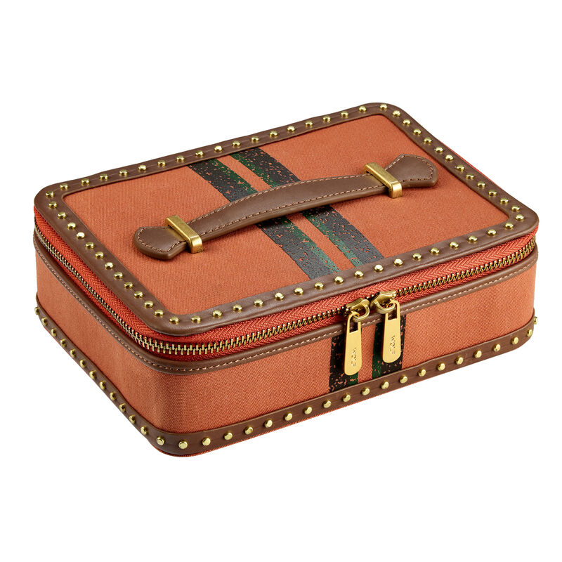 WOLF Ida Travel Zip Jewelry Case image number 2