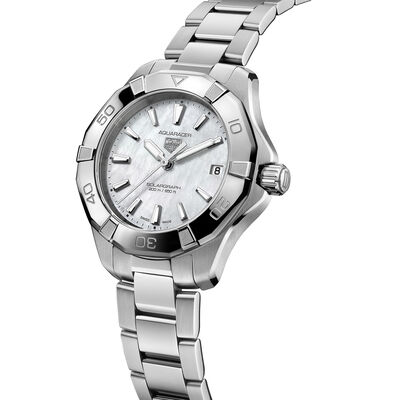 TAG Heuer Aquaracer Professional 200 Solargraph White Dial, 34mm
