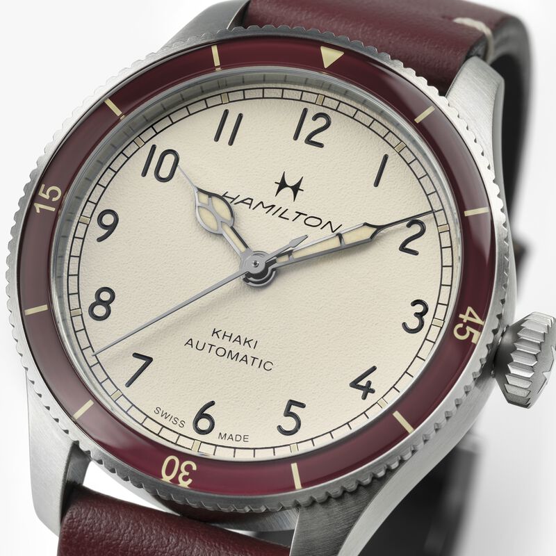 Hamilton Khaki Aviation Pilot Pioneer Auto White Dial Watch, 38mm image number 2