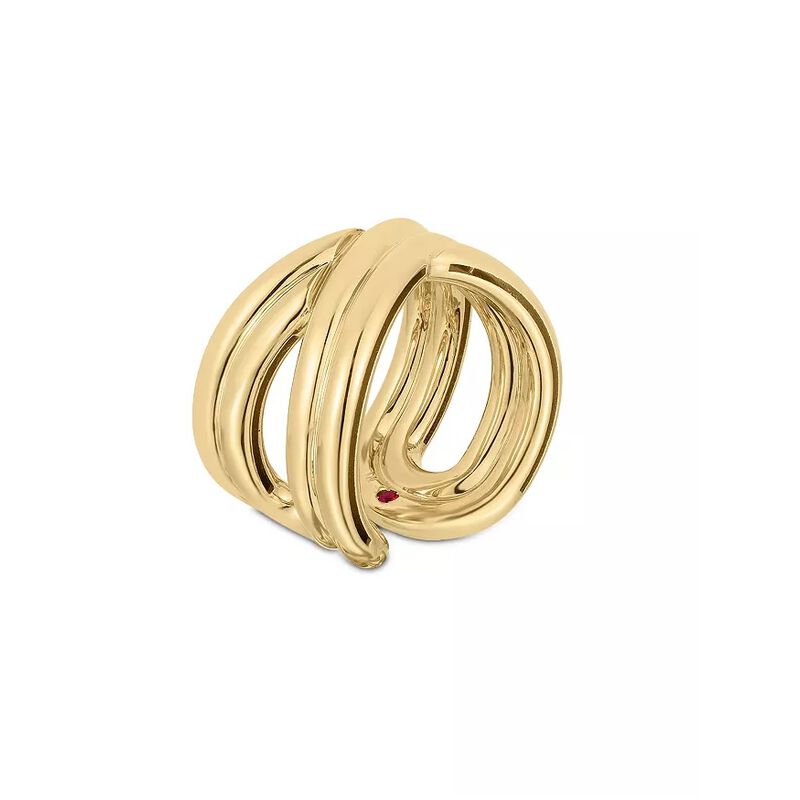Roberto Coin Criss Cross Fashion Ring 18K Gold image number 1