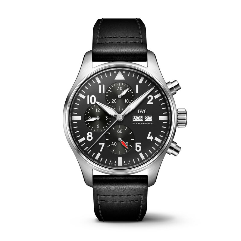 IWC Pilot's Watch Chronograph Black Dial Watch, 43mm image number 0