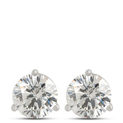 Ben Bridge Signature Diamond Studs,1.5 Carat Total Weight, in 18K White Gold