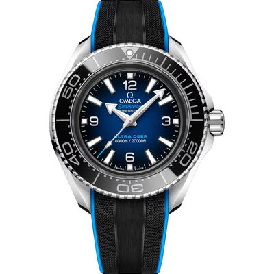 Pre-Owned OMEGA Seamaster Planet Ocean 6000M Blue Dial Watch, 45.5mm