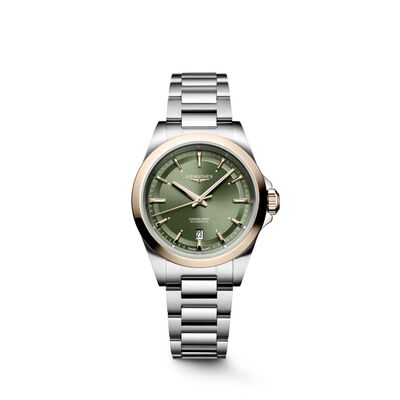 Longines Conquest Green Dial Watch, 30mm