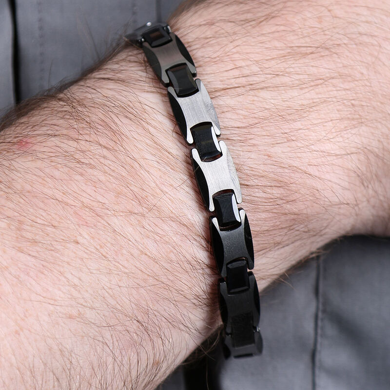 Men's Tungsten Bracelet image number 2