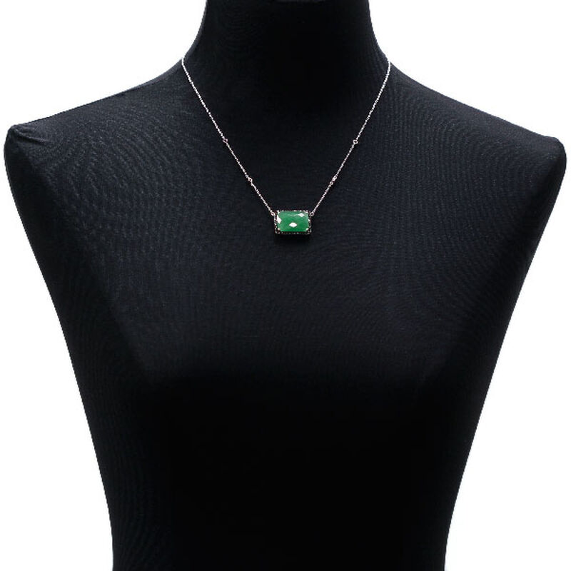 Lisa Bridge Chalcedony & Black Sapphire Necklace image number 2