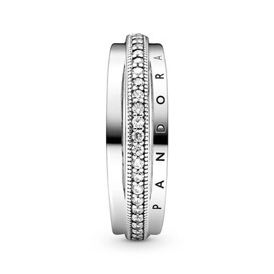 Pandora Triple Band Pavé CZ Ring