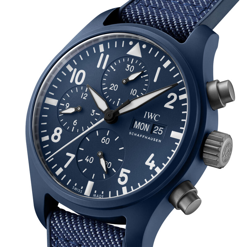 IWC Pilot's Watch Chronograph 41 TOP GUN Oceana Blue Dial Watch, 41.9mm image number 3