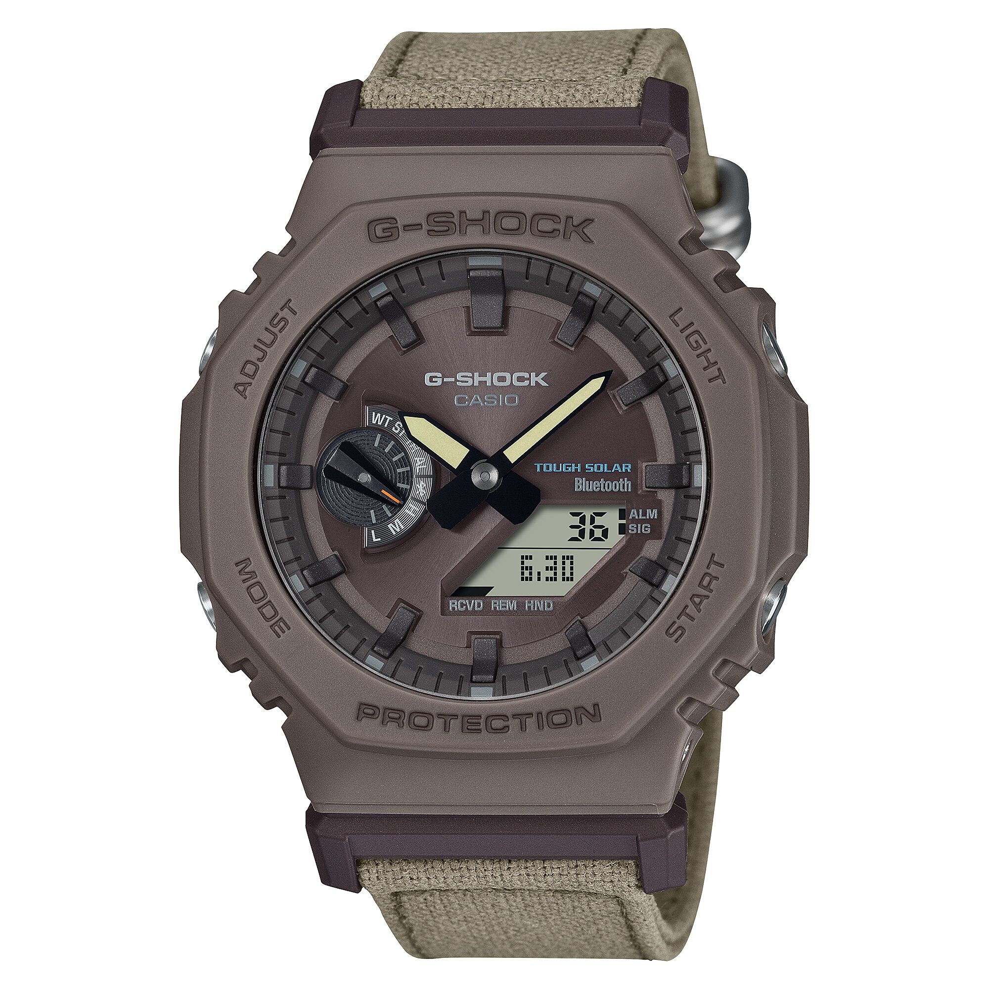 G-Shock 2100 Series Brown Dial Watch, 45.4mm