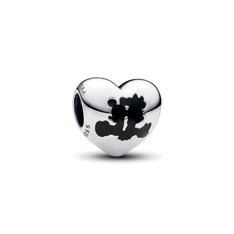 Pandora Disney Mickey Mouse & Minnie Mouse Heart Charm image number 0